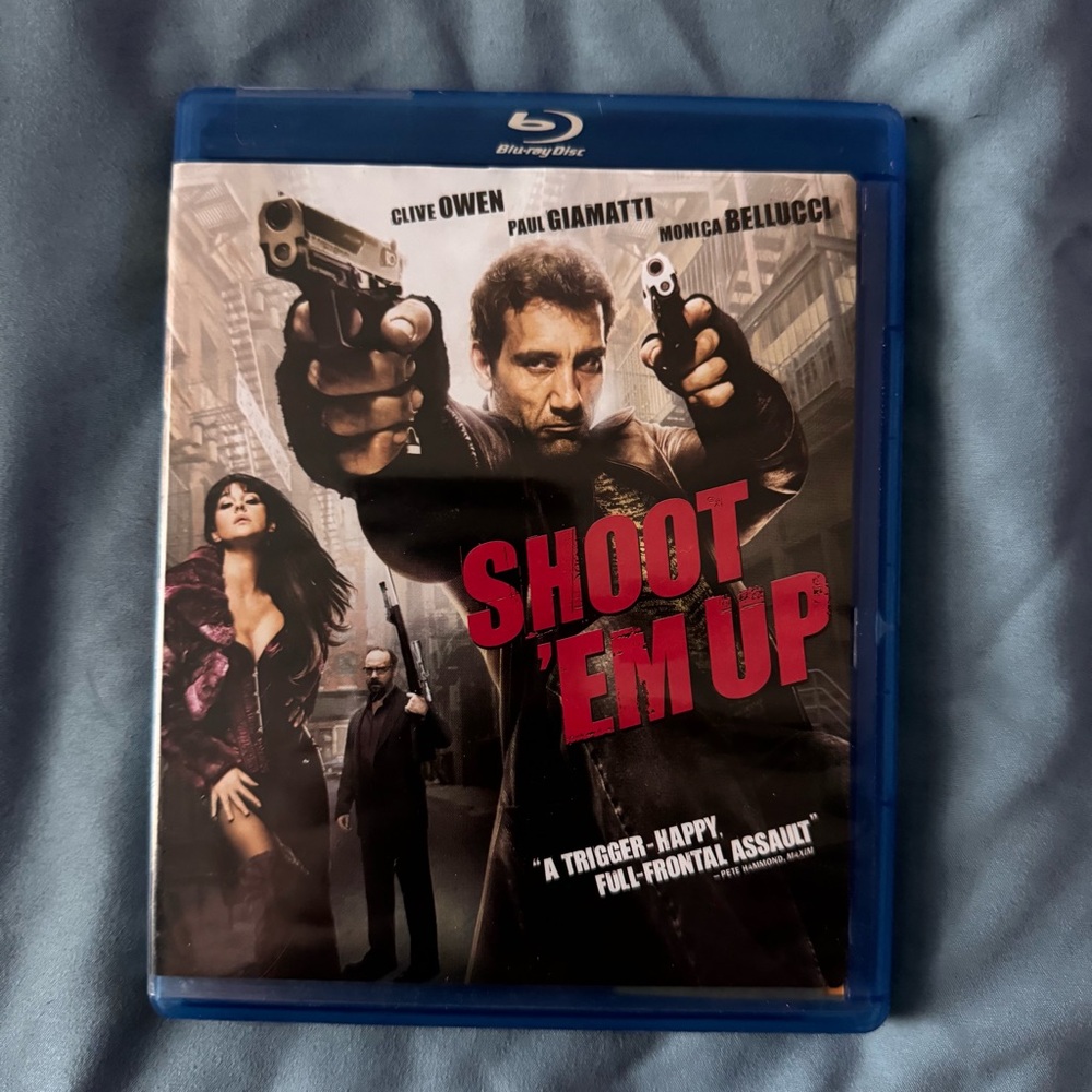 Shoot 'em Up (Blu-ray, 2007) Disc Tested, Working